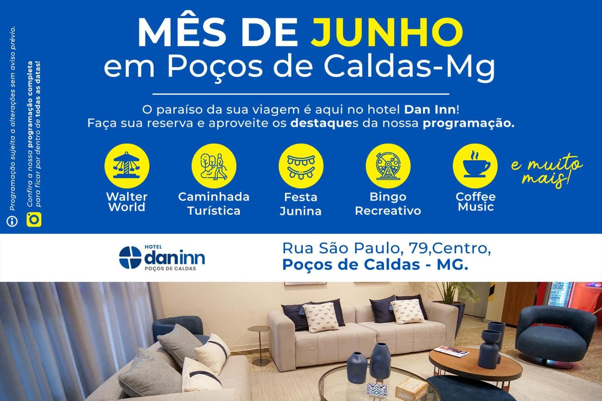 Dan Inn Poços de Caldas com Cortesia de 01 dia no Parque Walter World Extérieur photo